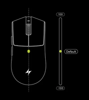 NOUVEAU ATK Blazing Sky X1 V2 Souris sans fil Extreme Esports avec capteur PAW3950 Ultra programmable pour ordinateur de bureau/ordinateur portable