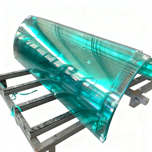 Verre incurvé électrique Low-e neuf pour congélateur - Teinté vert anti-buée en forme d'arc avec taille personnalisable - Product Image 6