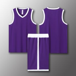 مخصص و OEM الخامس الرقبة شبكة سريعة الجافة زي كرة السلة ملابس رياضية التدريب ملابس كرة السلة جيرسي - Product Image 3