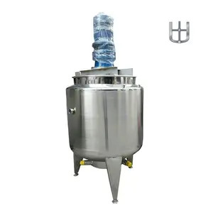 Fabrieksprijs Vloeibare Industriële Reactor Homogenisator Tank Agitator Elektrische Verwarming Mixer Mengtank Mantel Roestvrij Staal
