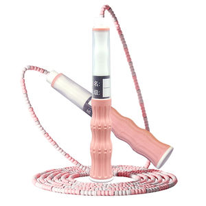 Corde à sauter en bambou pour enfants MAICCA, perles douces en forme de <span class=keywords><strong>gourde</strong></span>, cent sections, spéciale pour les élèves, réglable, bicolore, haute qualité, durable - Product Image 1