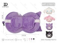 Eye Mask <b>Neck</b> <b>Pillow</b> U Shape Polyester Travel <b>Pillow</b> For Airplane Use - Product Image 1