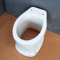 WC moderne en céramique chinoise à poser au sol, deux pièces, pour villas et hôtels