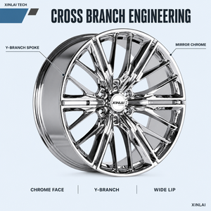 Jantes forgées XINLAI sur mesure, décalées 20x10 20x11, style ZL1, polies, pour Chevrolet Camaro et Holden Commodore 5x120 - Product Image 4