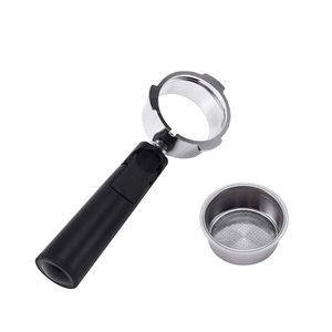 Tendance 2025 vente en gros <span class=keywords><strong>pas</strong></span> <span class=keywords><strong>cher</strong></span> 51mm poignée en plastique porte-filtre à café sans fond pour Machine à café professionnelle HOmix / Donlim - Product Image 2