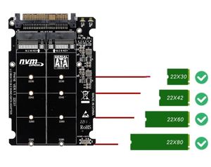 <span class=keywords><strong>Adaptador</strong></span> M.2 SSD <span class=keywords><strong>a</strong></span> U.2 2 en 1, M.2 para NVMe <span class=keywords><strong>SATA</strong></span>-Bus, <span class=keywords><strong>Adaptador</strong></span> NGFF SSD <span class=keywords><strong>a</strong></span> PCI-e U.2 SFF-8639, Convertidor PCIe <span class=keywords><strong>M2</strong></span> - Product Image 3