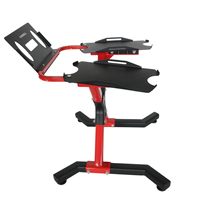 Support de rangement pour haltères sur pied de style industriel avec base large, organisateur de poids robuste pour salle de sport commerciale et studio