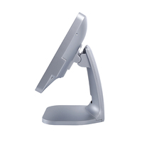 Système de terminal de point de vente (PDV) tactile en alliage d'aluminium personnalisé en usine pour cantine, avec écran tactile et interface Windows