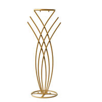 Accessoires de mariage Supports à fleurs en fer forgé électrolytique Plomb Fleur de sirène Centre de mariage Décoration de scène en T personnalisée en usine