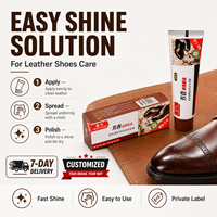 Crème à chaussures Hei Niu résistante au froid, tube de 35g, texture pâteuse facile à nettoyer, stable à basse température