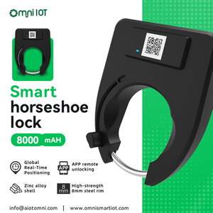 Nouveau cadenas de vélo Omni RFID GPS GPRS BLE avec <span class=keywords><strong>code</strong></span> QR à scanner pour déverrouillage, cadenas de vélo intelligent OGB1 avec deux modes de déverrouillage par application - Product Image 1