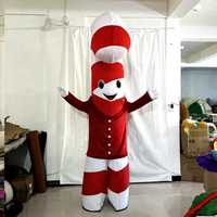 Nouveau design OEM de mascotte de Noël en peluche Bonbons gonflables Pain d'épice Olaf Bonhomme de neige Renne Costume d'arbre du Père Noël à vendre