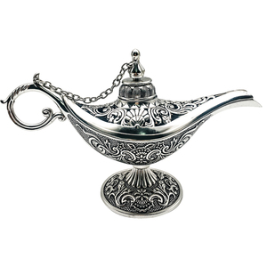 Quemador de incienso árabe portátil chapado en oro de latón hecho a medida - Product Image 5