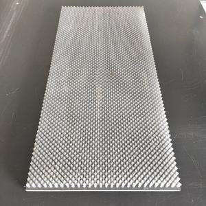 แปรงขัดทำความสะอาดอุปกรณ์เครื่องจักร บอลสกรีน และซีลประตู ด้ามพีวีซีสีเทา ขนแปรงไนลอน - Product Image 5