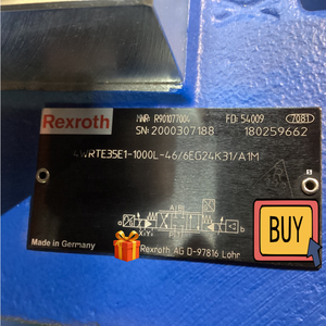 Original R901077004 4WRTE35E1-1000L-4X/6EG24K31/A1M วาล์วควบคุมทิศทางแบบสัดส่วน NG35 CETOP 10 มีสินค้าในสต็อก - Product Image 5