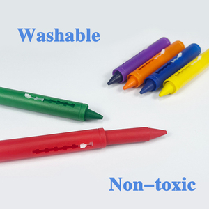 6 Colors Children's Bathroom Oil Pastel Push-Pull Bar <strong>Bath</strong> Washable No Dirty Bathtub <strong>Crayon</strong> <strong>for</strong> Students - Product Image 2