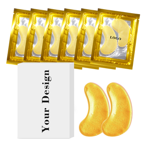 Gold Under Eye Gel Pads Dark Circles Treatment Collagen Powder Eye Moisturizing Under Eye Gel Patches - Product Image 1