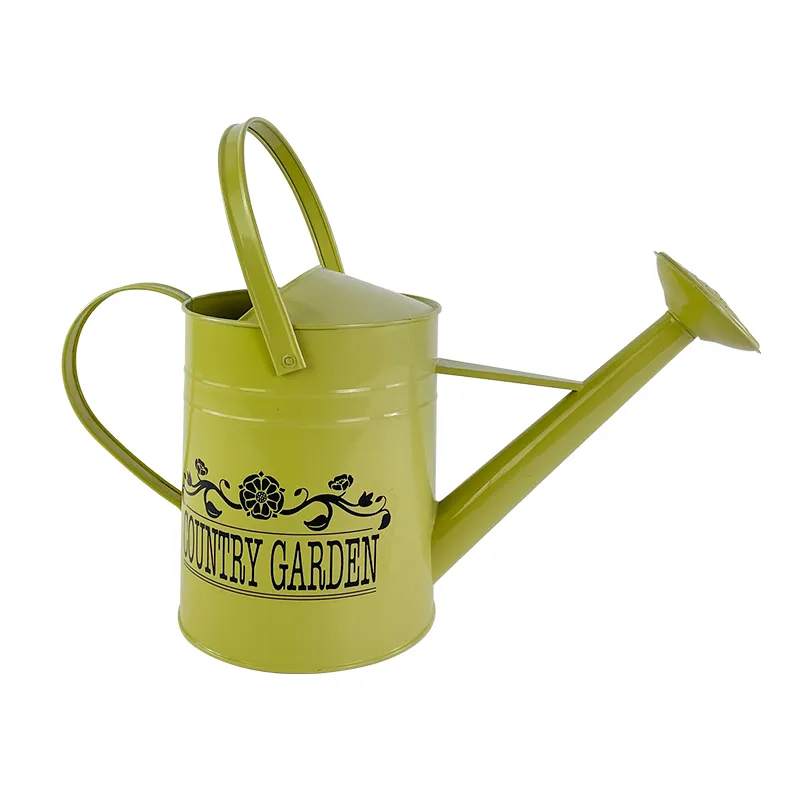 Printing Logo Shower Head Long Spout Garden Kids Watering Can Price Cheap Metal Watering Cans For Sale