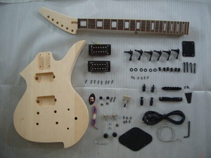 Kit per Chitarra Elettrica <span class=keywords><strong>Fai</strong></span>-<span class=keywords><strong>da</strong></span>-<span class=keywords><strong>Te</strong></span> Non Assemblati - Product Image 2