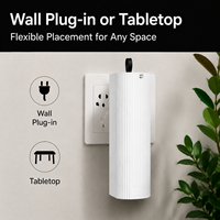 Diffuseur de parfum portable de luxe Crearoma Rad-2, prise murale ou sur table, support OEM, machine à parfum pour la maison