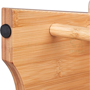 Repose-pieds en bambou Tabouret robuste Tabouret pour enfants Fauteuils de salle de bain Repose-pieds naturellement solides - Product Image 4