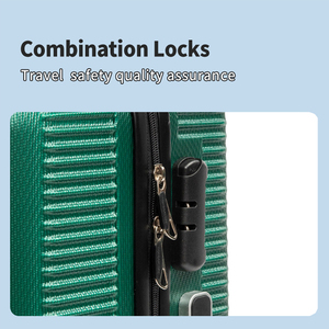 3-<strong>Piece</strong> ABS+PC Travel Luggage Set 20/24/28 Inch Waterproof Lightweight Password Lock 4-Wheel Simple Design Unisex Suitcase - Product Image 3