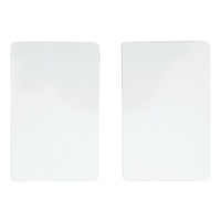 Carte blanche de jet d'encre imprimable de PVC de la taille CR100/140/130 pour l'imprimante de Swiftcolor