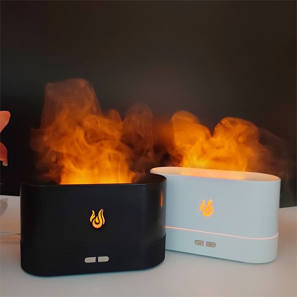 Rohs Diffuser Mini Usb Colorful Fire Room Humidifiers Customized 200Ml Portable Cool ...