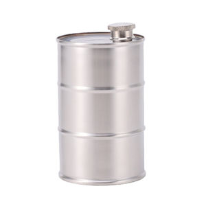 ขวดน้ำขนาด350มล. 12ออนซ์กระติกวิสกี้สแตนเลสขวดเหล้าทำจากสเตนเลสขวดเหล้า Jerry CAN ก๊าซน้ำมันกลองรูปร่างขวดสะโพก - Product Image 2