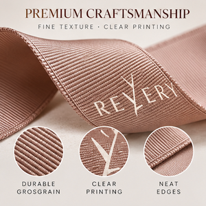 Ruban gros-grain personnalisé avec logo OEM pour l'emballage de vêtements de luxe, emballage cadeau de marque 100% polyester - Product Image 5