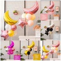 Ballons en aluminium, fournitures de fête, vente en gros d'usine, formes variées pour décorations de fête d'anniversaire, de Noël et d'Halloween