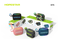 Enceinte Bluetooth portable Hopestar H75 15W, étanche IPX7, lumière RGB, enceinte sans fil TWS, prise en charge SD USB AUX, mini haut-parleur extérieur
