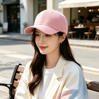 Topi Baseball Bordir Tangan Bahan Terry Poliester 100% Grosir, Topi Dad Polos Warna Solid 6 Panel, Gorras Sport Tanpa Struktur