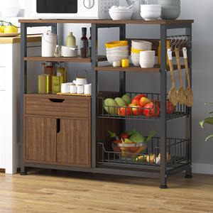 رف متعدد الطبقات لتوفير المساحة وتخزين أدوات المطبخ متعدد الوظائف - Product Image 3