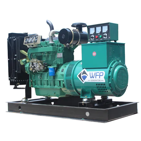 30 кВт 37,5 кВА WP30GF водяной открытый дизельный генератор