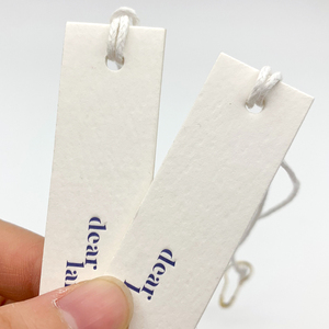 Thẻ treo quần áo chất lượng cao, bán chạy, giấy dày, sang trọng, thân thiện với môi trường, in logo thương hiệu - Product Image 2