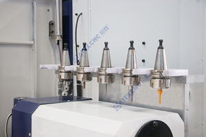 China Factory CNC Turning Carving Woodworking Lathe Machine 1530-ATC Auto Feeding ATC CNC <strong>Wood</strong> Lathe for Chair <strong>Desk</strong> Legs - Product Image 3