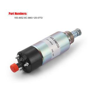 Vanne d'arrêt solénoïde de coupure d'alimentation 24V 8C-3663 155-4652 125-5772 pour moteur Cat 3126 - Product Image 5