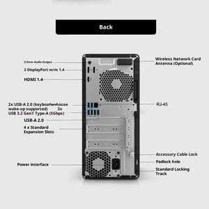 Goedkope prijs zakelijke <span class=keywords><strong>computer</strong></span> Intel Core I3/I5/I7 14e generatie 16GB RAM 512GB SSD GTX1650-4G HP Elite Tower 800 G9 <span class=keywords><strong>desktop</strong></span> <span class=keywords><strong>computer</strong></span> - Product Image 6