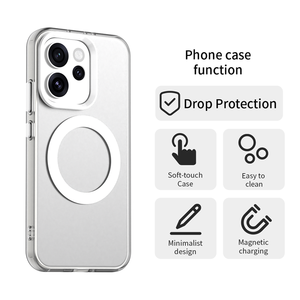 Funda Magnética Delgada Antihuellas para Realme 15T/P3/14x/14/14 Pro, TPU+PC con Bisel Elevado para <span class=keywords><strong>la</strong></span> Cámara, Resistente a Impactos - Product Image 2