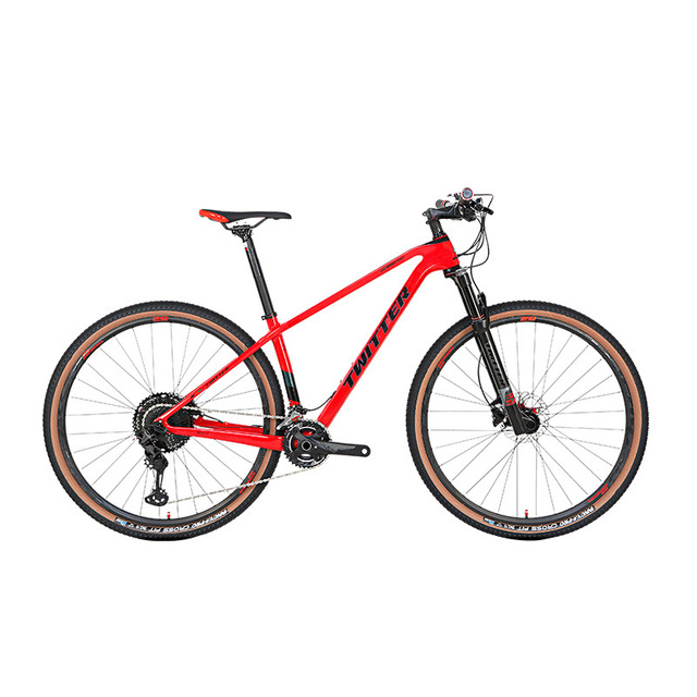 Factory Wholesale 24 Speed Gears 27.5/29 Inch Carbon Fiber Mountain Bike with Disc Brake System