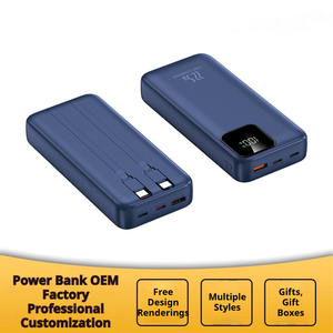 Batería Externa OEM de 10000 mAh con Enchufe, Cargador Portátil de Gran Capacidad de 5W, Baterías Externas de 20000 mAh, Cargador de Supercapacidad de 5000 mAh - Product Image 1