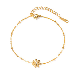 Xinglu OEM Bracciali retrò placcati oro 18K con liriche, in acciaio inossidabile inossidabile, certificati da terze parti, alla moda, unisex - Product Image 1