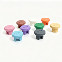 Bouchon en caoutchouc bromobutyle lyophilisé de 20 mm à deux pattes, anti-fuite, facile à ouvrir, avec couvercle anti-poussière pour flacon de médicament lyophilisé