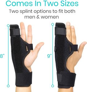 Neoprene Sports Elastic Finger Sleeves Support Thumb Brace Protector Break <strong>Metacarpal</strong> <strong>Splint</strong> Brace - Product Image 6