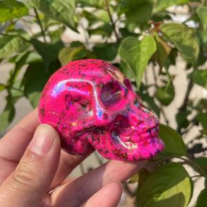 7cm Wholesale Gemstone Carvings Crystal Skulls Eco-Friendly Art Collectibles Unique <b>Gifts</b> - Product Image 4