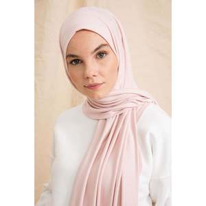 Pañuelo de Algodón Rosa Palo para Mujer, Chal Étnico de Popelina Suave al Tacto - Product Image 3