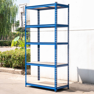 Étagères de stockage en acier à 5 niveaux, étagères de rangement robustes pour entrepôt, étagères à rivets sans boulons, protection contre la corrosion - Product Image 4