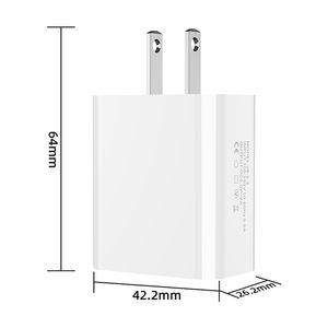 US EU Plug Wholesale USB 5V 2A <span class=keywords><strong>Chargeur</strong></span> mural rapide QC3.0 10W <span class=keywords><strong>Chargeur</strong></span> de téléphone universel Adaptateur secteur Accessoires - Product Image 6