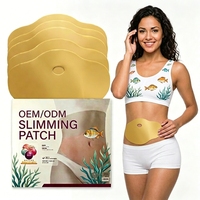 Patch Ventre Surdimensionné 31x19.5cm, Traitement Amincissant Herbal pour l'Abdomen, Plâtre Résistant à la Transpiration, Autocollant Hypoallergénique pour le Contour du Ventre